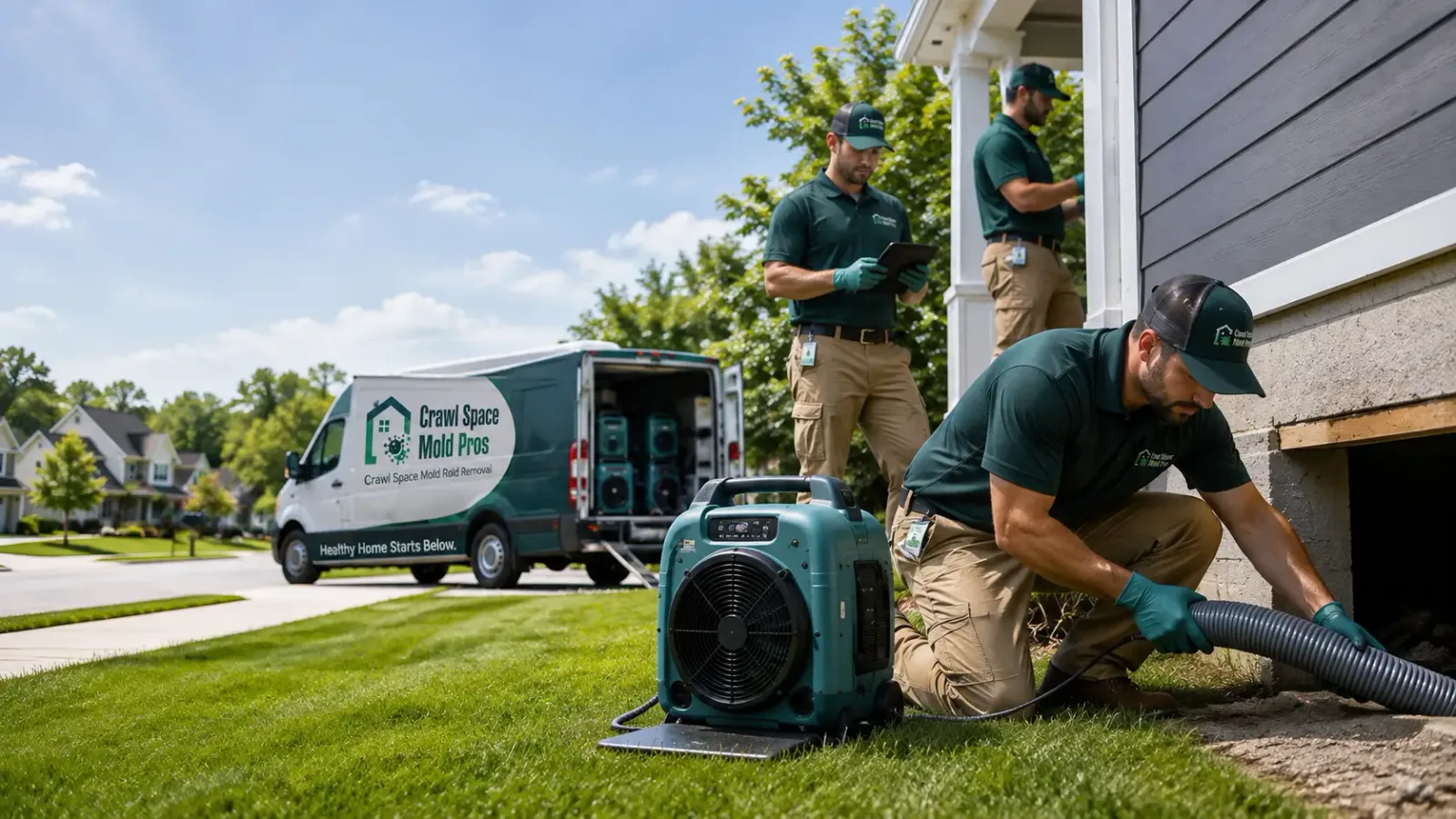 Crawl Space Mold Removal in Serena, IL